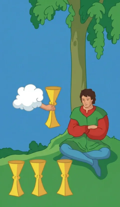 Four of Cups