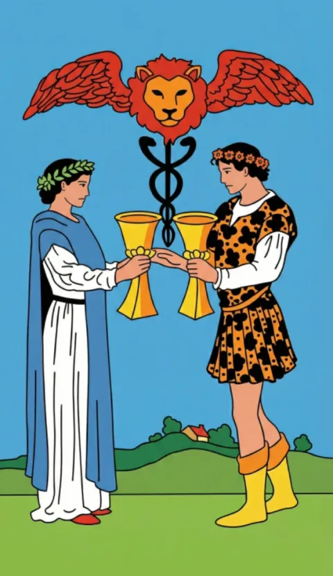 Two of Cups