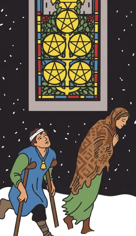 Five of Pentacles