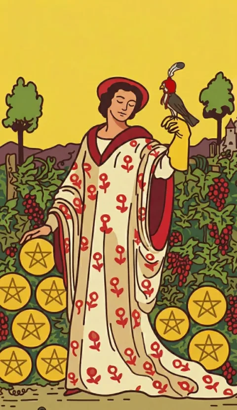 Nine of Pentacles