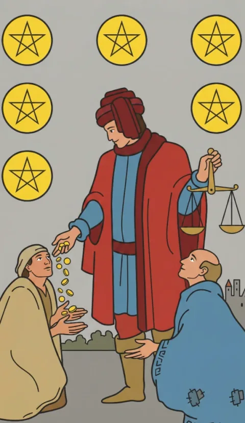 Six of Pentacles