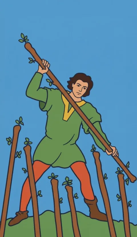 Seven of Wands